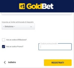 promo code goldbet